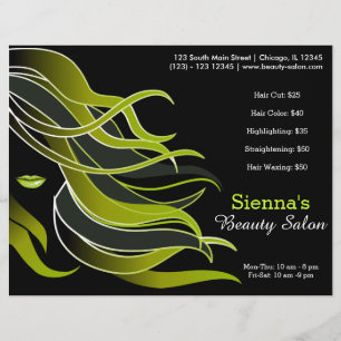 Hair stylist flyer