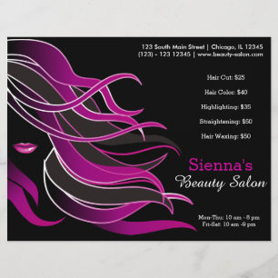 Hair stylist flyer