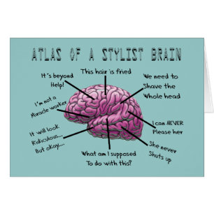 Hair Stylist Gifts "Atlas of a Stylist Brain"
