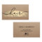 Hair Stylist Gold Brush Stroke Salon Rustic Kraft