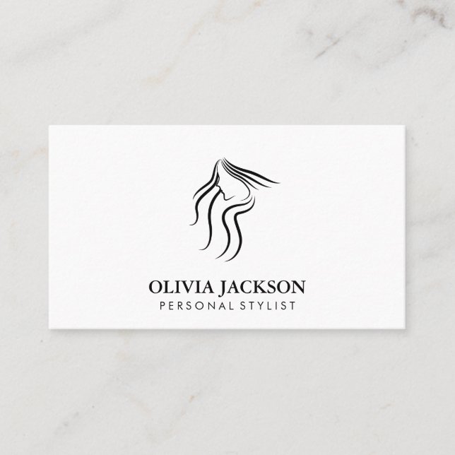 Hair Stylist | Hair and Beauty Business Card (Front)