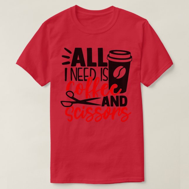 Hair Stylist Hairdresser Barber Hairstylist Cosmet T-Shirt (Design Front)