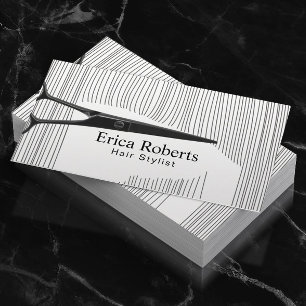 Hair Stylist Hairdresser Hairstylist Professional Business Card