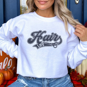 Hair Stylist, Hairdresser, Varsity Style Sweatshirt
