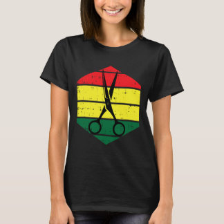 Hair-stylist Juneteenth Blm Black History Hairdres T-Shirt