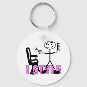 Hair Stylist Key Ring