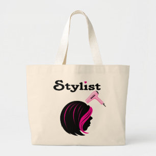 Hair Stylist Large Tote Bag
