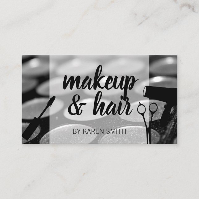 Hair Stylist | Makeup Artist Appointment Card (Front)