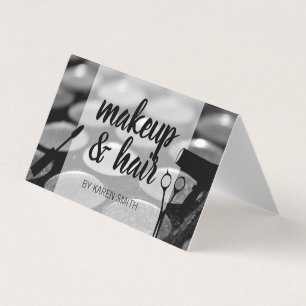 Hair Stylist   Makeup Artist Business Card