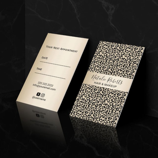 Hair Stylist Makeup Artist Leopard Appointment (Creator Uploaded)