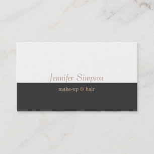 Hair Stylist Makeup Artist Professional Business Card