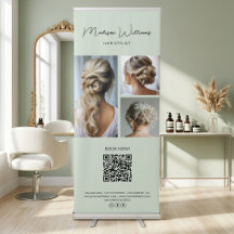 Hair Stylist Modern Sage Green