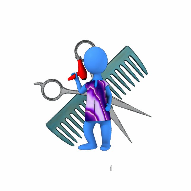 Hair Stylist Photo Sculpture (Front)