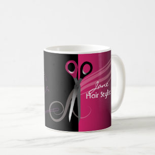 Hair stylist pink mug