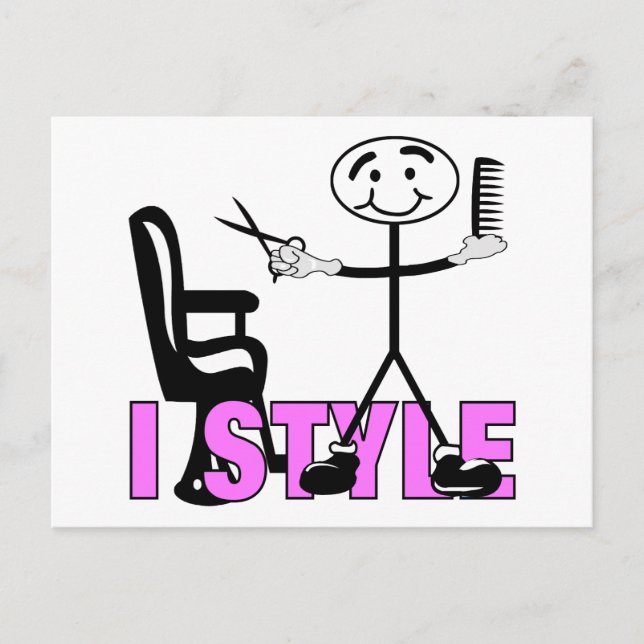 Hair Stylist Postcard (Front)