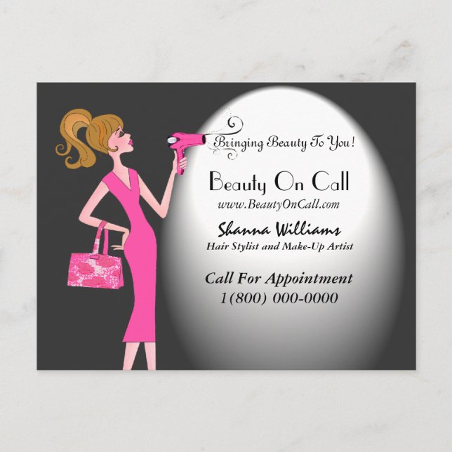 Hair Stylist Postcards (Front)