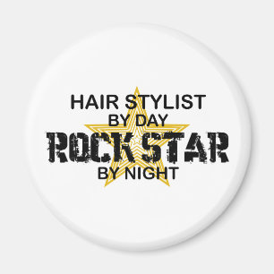 Hair Stylist Rock Star by Night Magnet