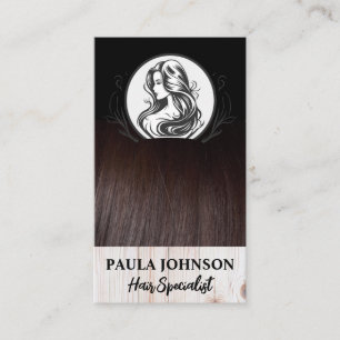 Hair Stylist   Salon Beauty Logo Business Card