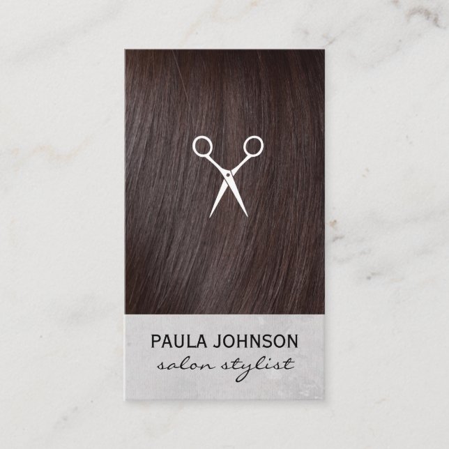 Hair Stylist | Salon Business Card (Front)
