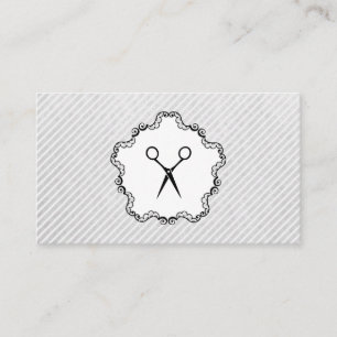 Hair Stylist Scissor Icon Loyalty Card