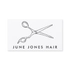 Hair Stylist Scissors Chic Drawing Barber CUSTOM