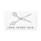 Hair Stylist Scissors Chic Drawing Barber CUSTOM