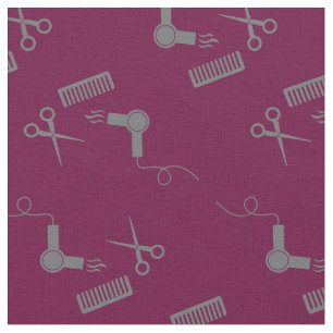 Hair Stylist Scissors Haircut Cute Fabric