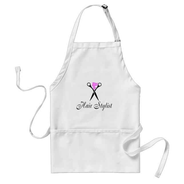 Hair Stylist (Scissors/Pink) Standard Apron (Front)