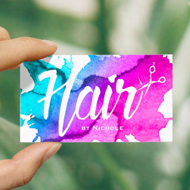 Hair Stylist Script Trendy Watercolor Appointment (Creator Uploaded)