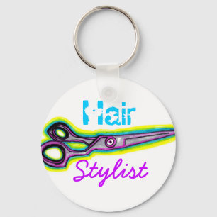 Hair Stylist Shears Keychain
