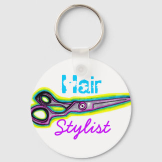 Hair Stylist Shears Keychain