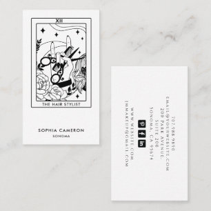 Hair Stylist Tarot Business Card