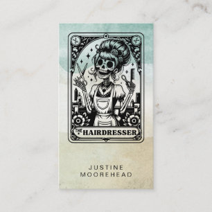 Hair Stylist Tarot Business Card