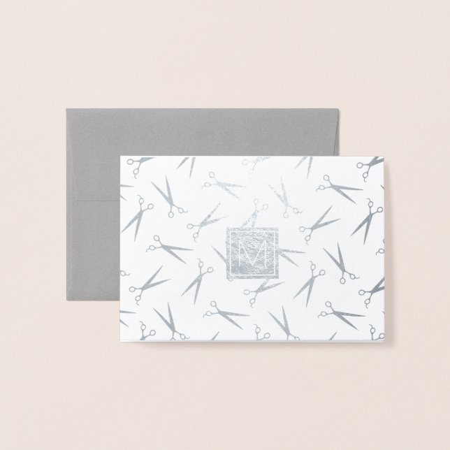 Hair Stylist Thank You Foil Card (Front With Envelope)