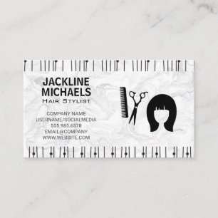 Hair Stylist Tools Loyalty Card