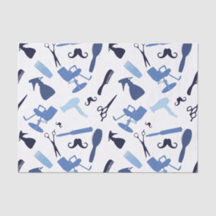 Hair stylist tools pattern tissue paper