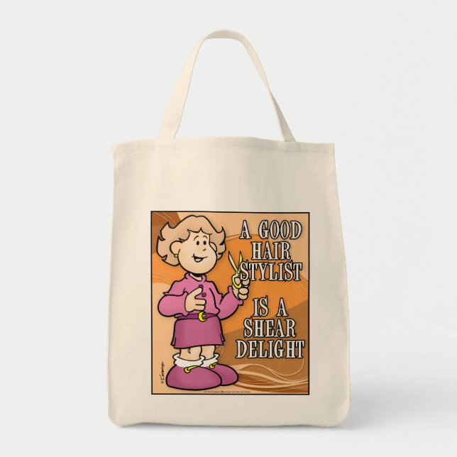 Hair Stylist Tote Bag (Front)