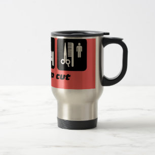 Hair stylist travel mug