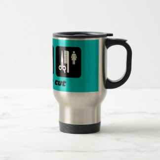 Hair stylist travel mug