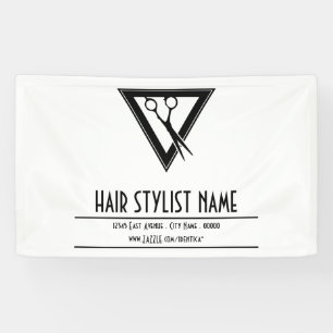 hair stylist tri scissors banner