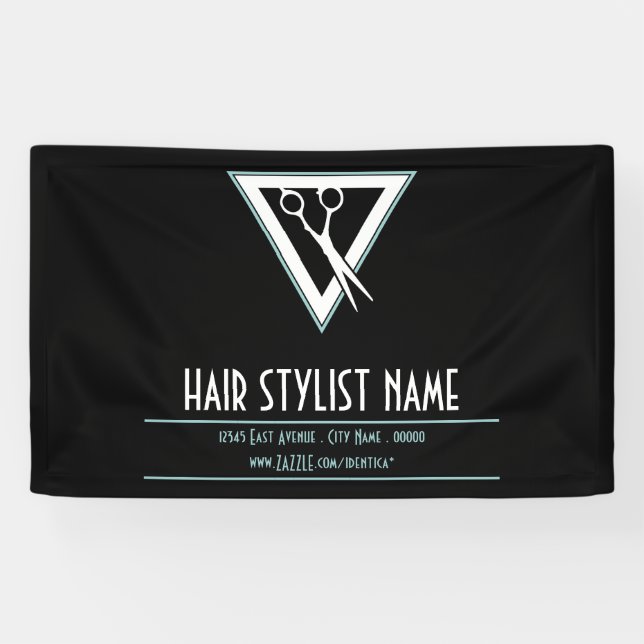 hair stylist tri scissors banner (Horizontal)