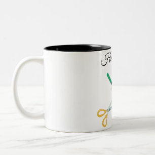 Hair stylist Two-Tone coffee mug