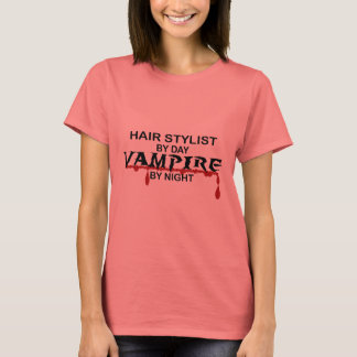 Hair Stylist Vampire by Night T-Shirt