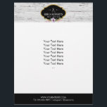 Hair Stylist Vintage Floral Rustic Wood Salon Flyer<br><div class="desc">Hair Stylist Vintage Floral Rustic Wood Salon Brochures.</div>