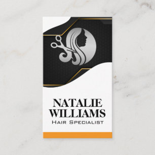 Hair Stylist   Womens Beauty Salon Business Card
