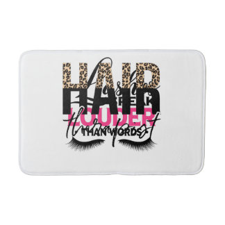 Hair Therapist Hair Stylist Hairdresser Bath Mat