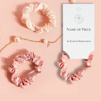Hair Tie holder Hanging  Display Logo Social Media