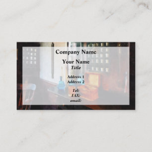 Hair Tonic and Shaving Mugs Business Card