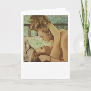 Hair Valentine. Holiday Card