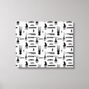 Hair We Go Canvas Print